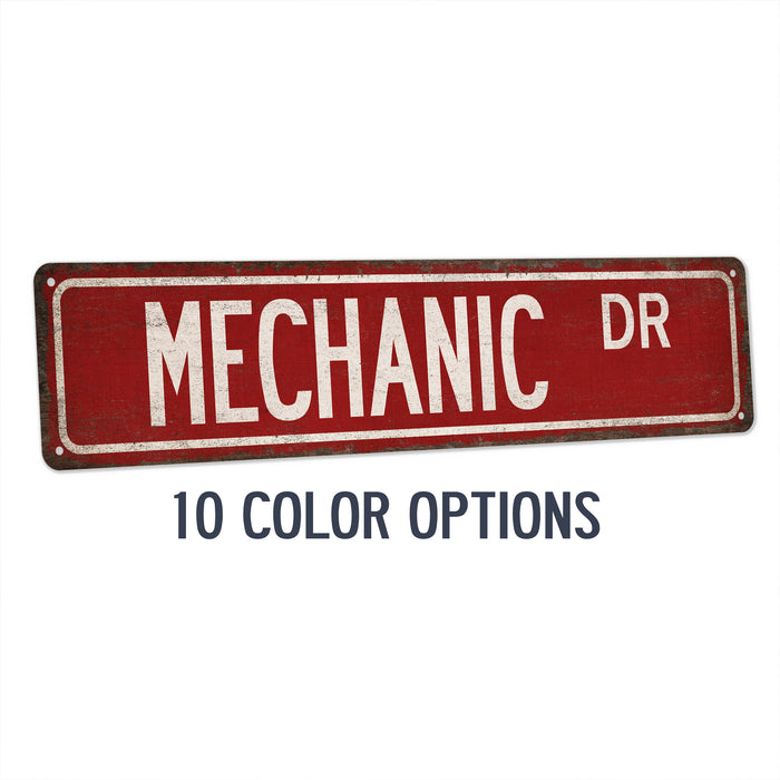 Mechanic Street Sign Automotive Repair Auto Shop Garage Decor Mechanic Gift 104180021024