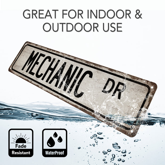 Mechanic Street Sign Automotive Repair Auto Shop Garage Decor Mechanic Gift 104180021024