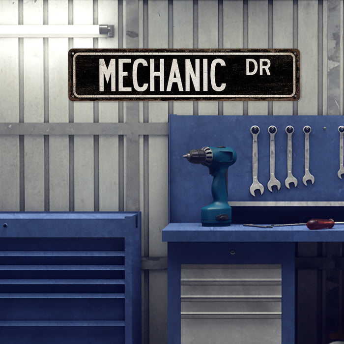 Mechanic Street Sign Automotive Repair Auto Shop Garage Decor Mechanic Gift 104180021024