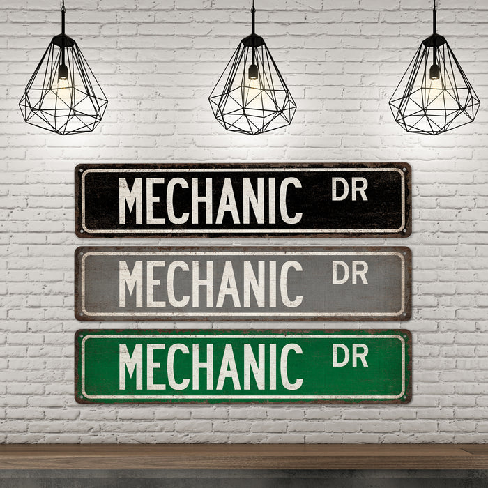 Mechanic Street Sign Automotive Repair Auto Shop Garage Decor Mechanic Gift 104180021024