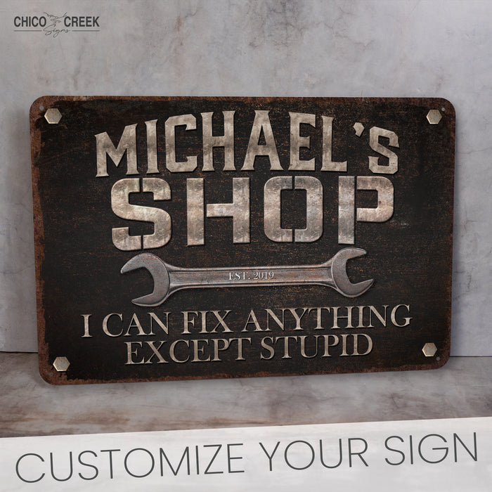 Personalized Garage Sign - Garage/Workshop/Shop