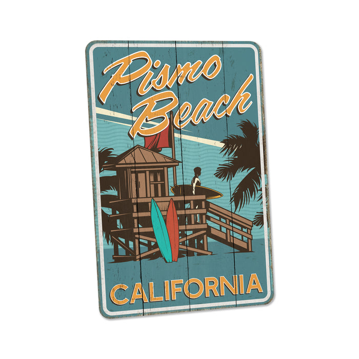 Beach Sign Surfer Gift Lifeguard Tower Beach House Decor Ocean Tropical