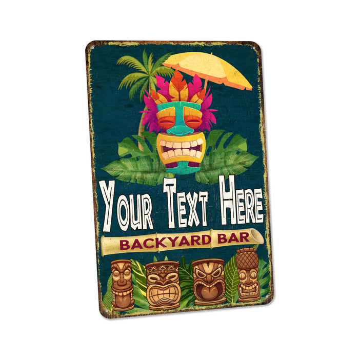 Personalized Backyard Bar Sign - 108122002038