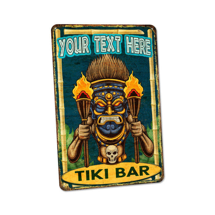 Tiki Bar Sign Beach House Backyard Barbecue Pool Décor Tropical Theme Sign Paradise 108122002042