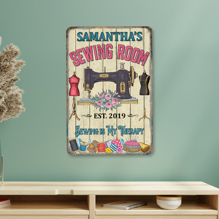 Custom Sewing Room Sign Craft Room Decor Quilting Embroidery