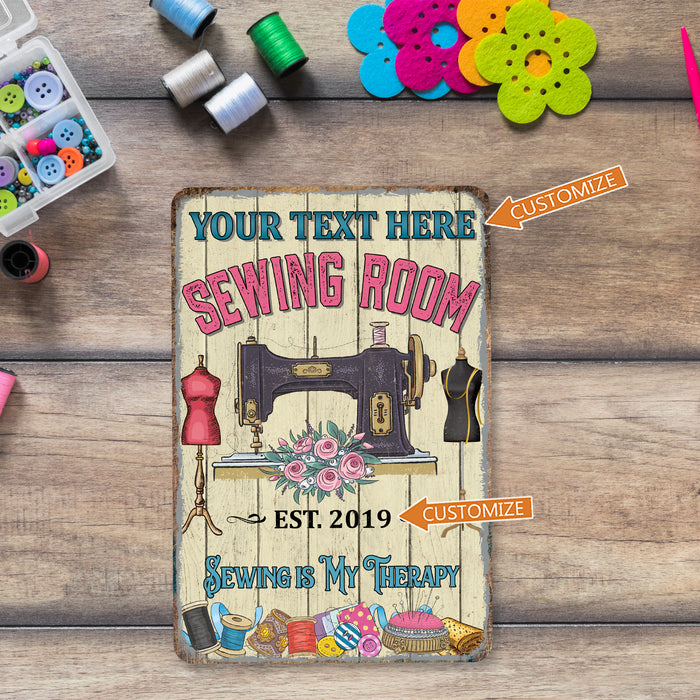 Custom Sewing Room Sign Craft Room Decor Quilting Embroidery