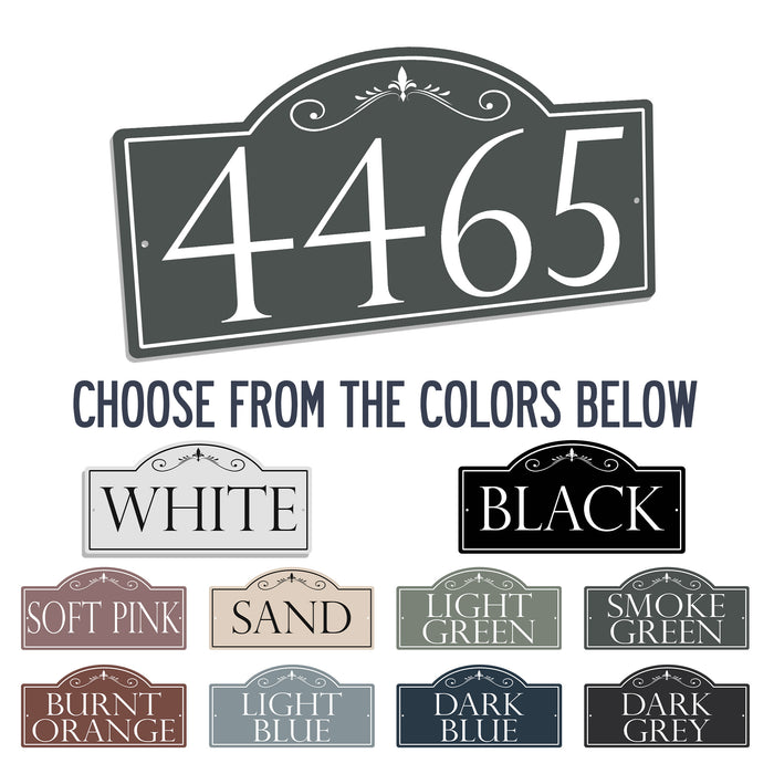 Custom Address Sign