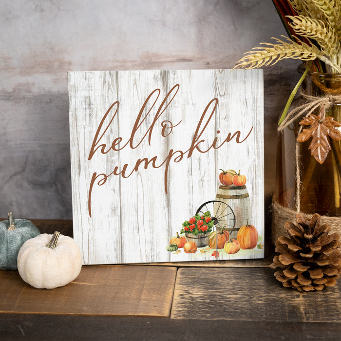 Hello Pumpkin - Fall Sign