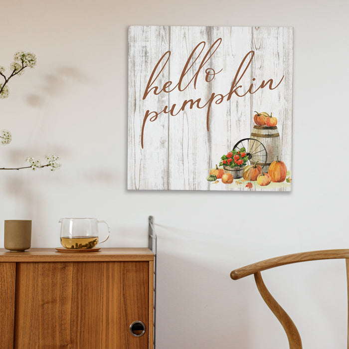 Hello Pumpkin - Fall Sign
