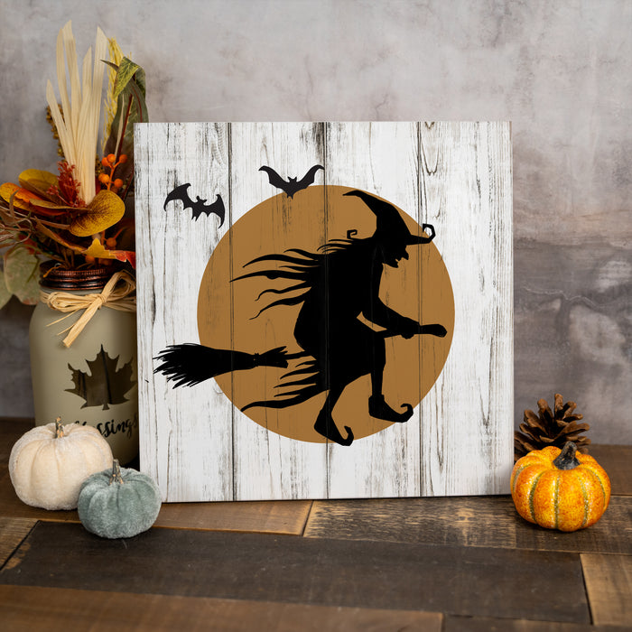 Flying Witch - Halloween Sign