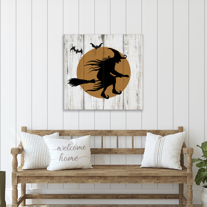Flying Witch - Halloween Sign