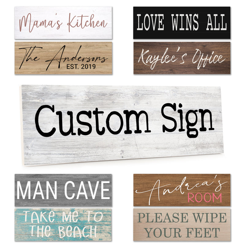 Custom Wood Signs