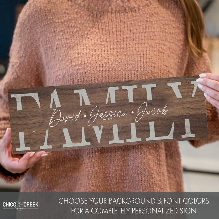 Family Name Sign - Customizable