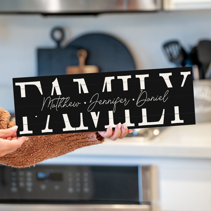 Family Name Sign - Customizable