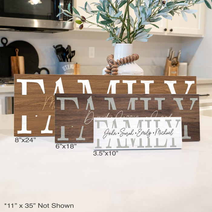 Family Name Sign - Customizable