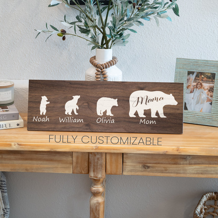 Personalized Mama Bear Sign