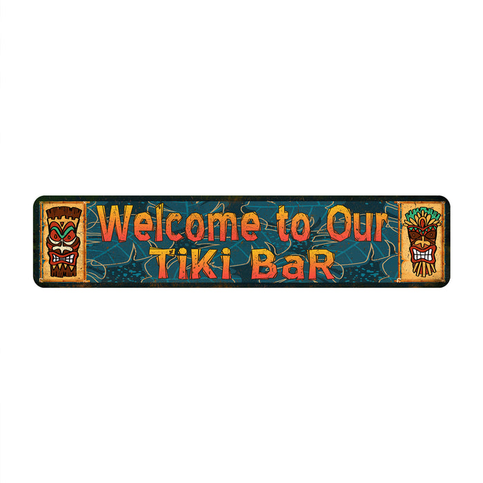 Welcome to our Tiki Bar BBQ Barbecue Patio Pool Metal Sign 104182001009