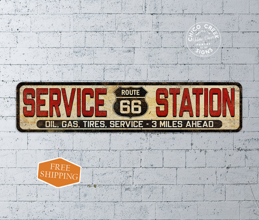 Route 66 Service Station Sign 104182001019