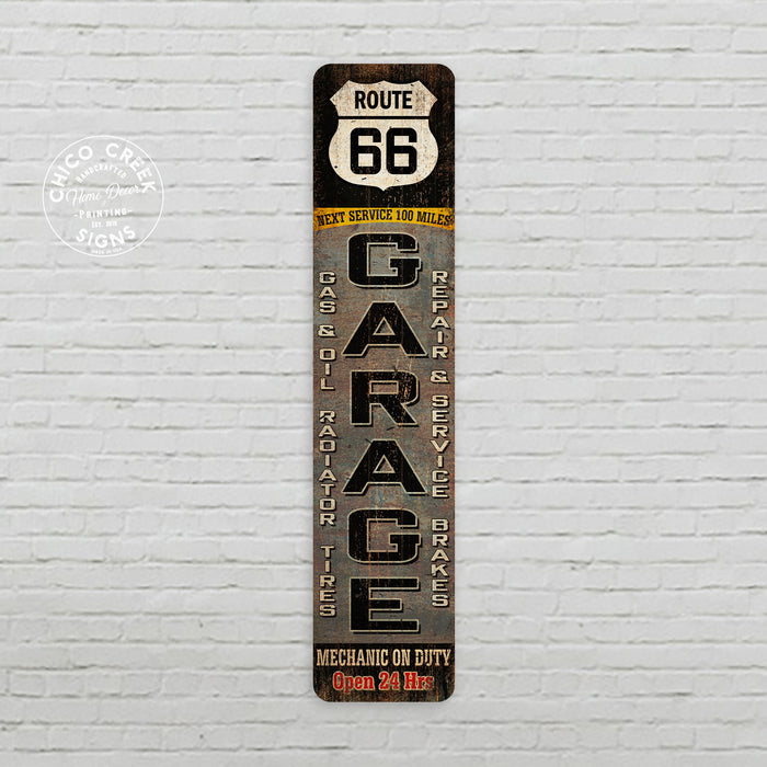 Garage Route 66 Sign Auto Shop Decor Repair Mechanic Dad Gift
