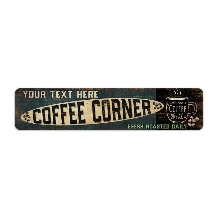 Personalized Coffee Corner Bar Sign 104182002040