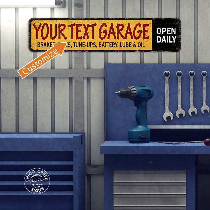 Personalized Name Garage Sign 104182002058