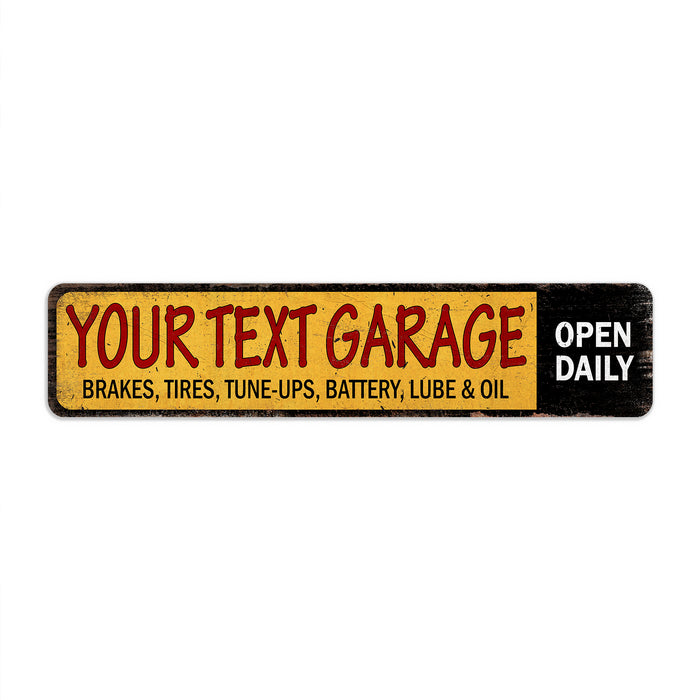 Personalized Name Garage Sign 104182002058