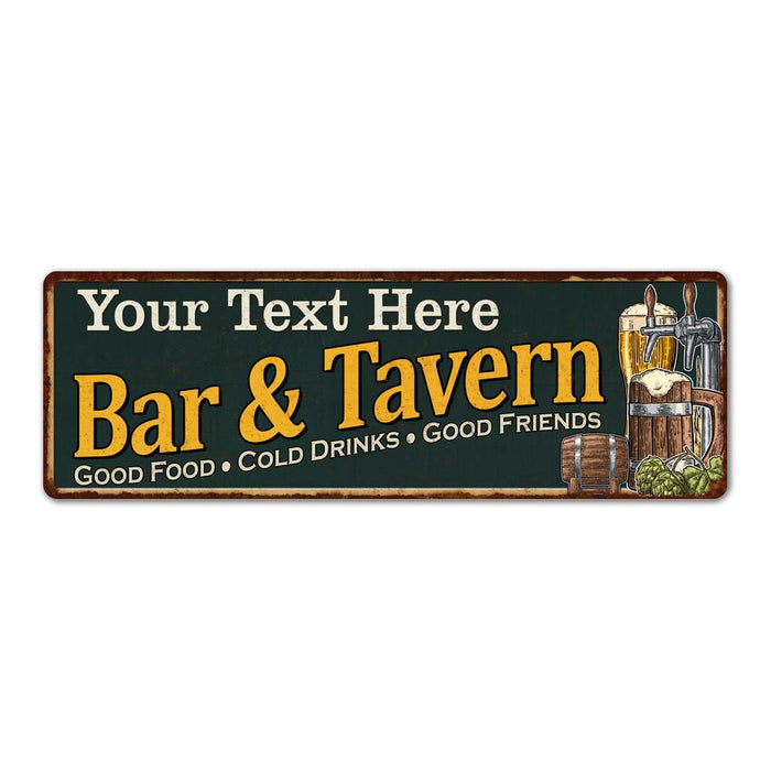 Personalized Bar and Tavern Green Sign Man Cave 106180003001
