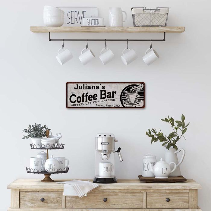 Personalized Coffee Bar Sign