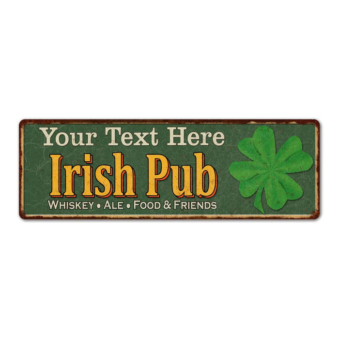 Personalized Irish Pub Metal Sign Bar Man Cave 106180010001