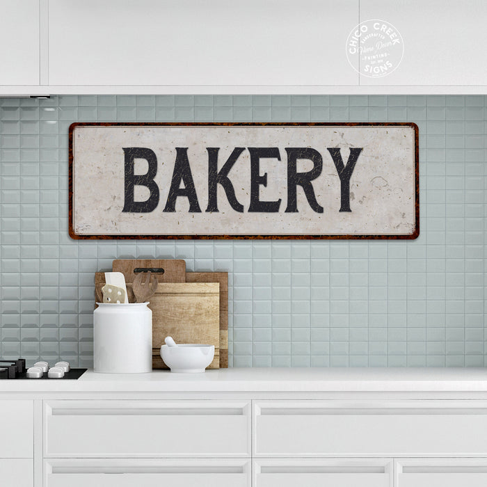 Bakery Vintage Look Metal Sign