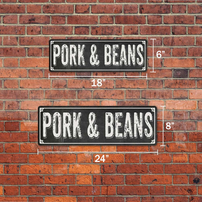 Custom Sign Shabby Chic Black Chalkboard Metal Sign