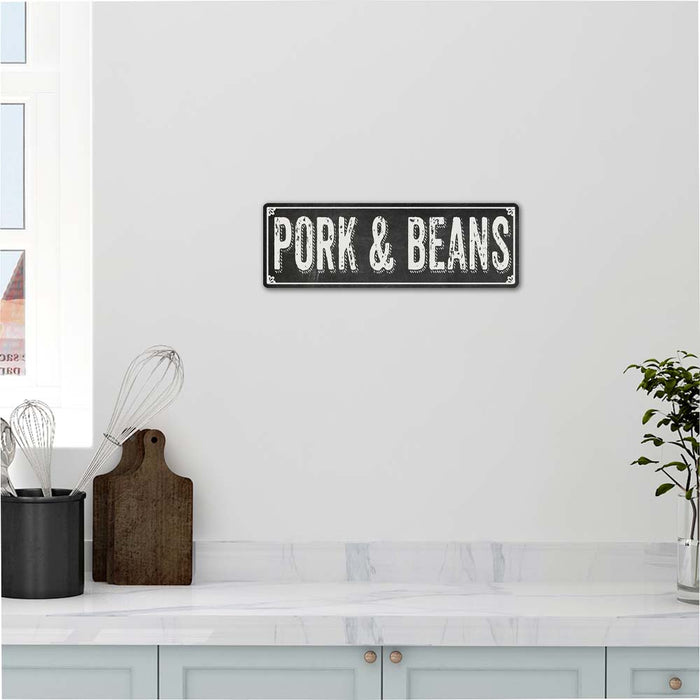 Custom Sign Shabby Chic Black Chalkboard Metal Sign