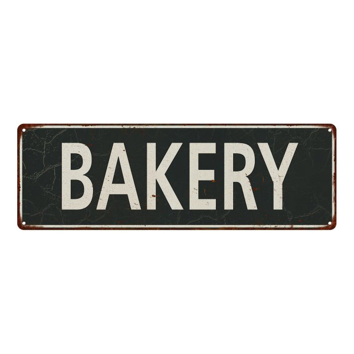Bakery Metal Sign Vintage Looking 106180062016