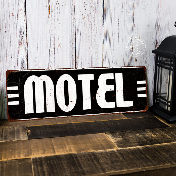 Motel Restaurant Diner Food Vintage Look Metal Sign 106180069011