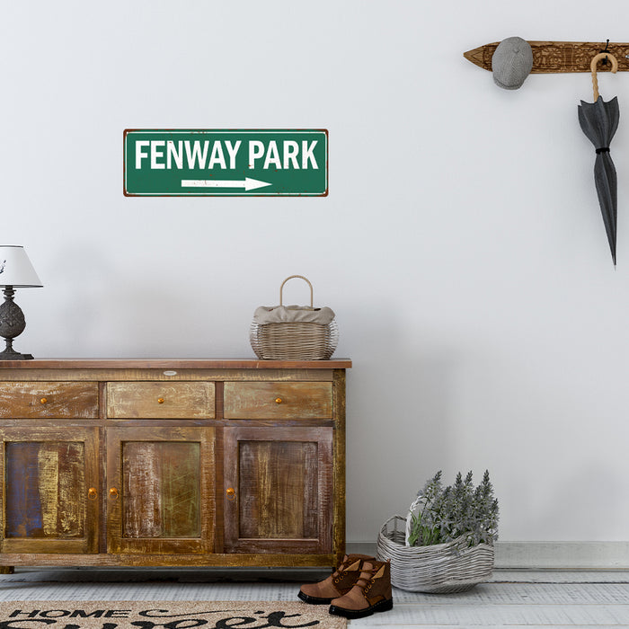 Fenway Park Vintage Look Ballpark Baseball Metal Sign