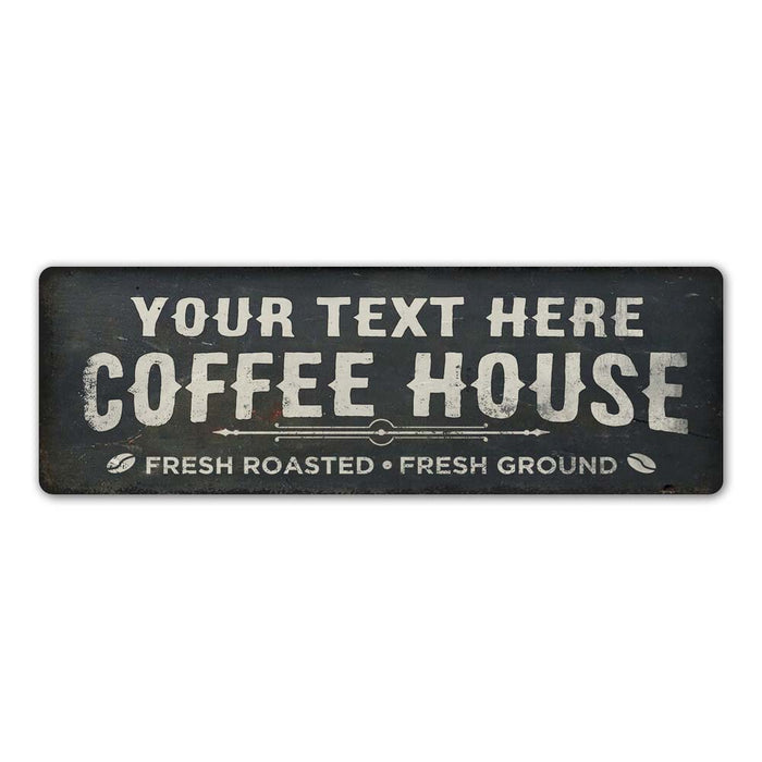 Personalized Coffee House Metal Sign 106180093001