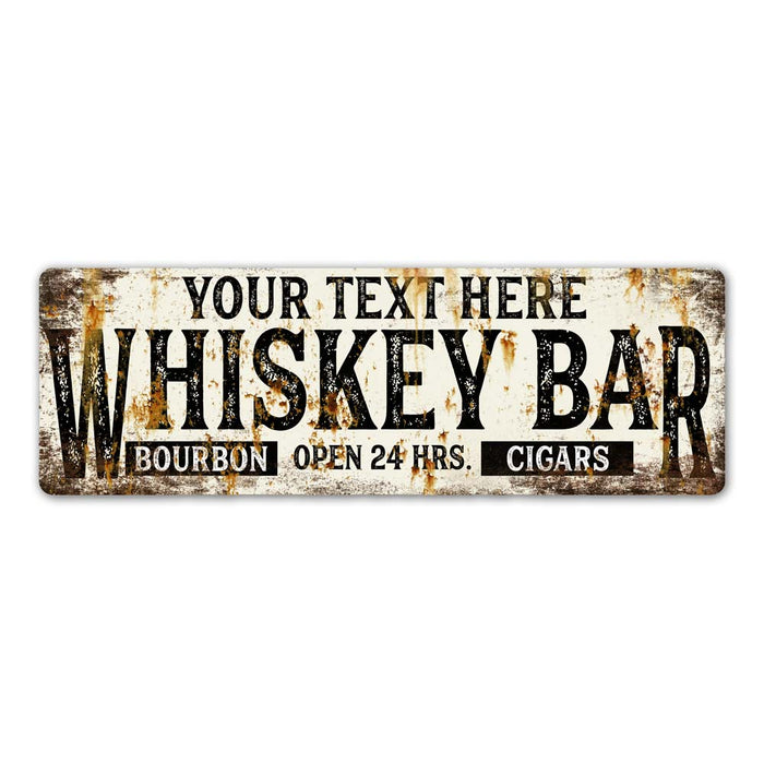 Personalized Whiskey Bar Metal Sign 106180094001