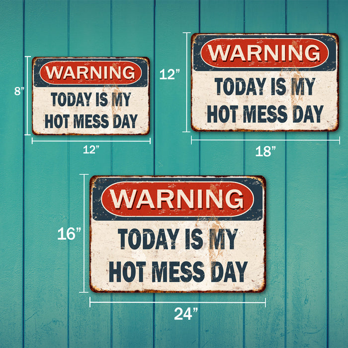 Personalized Warning Distressed Metal Sign Garage Shop Custom 108120009001