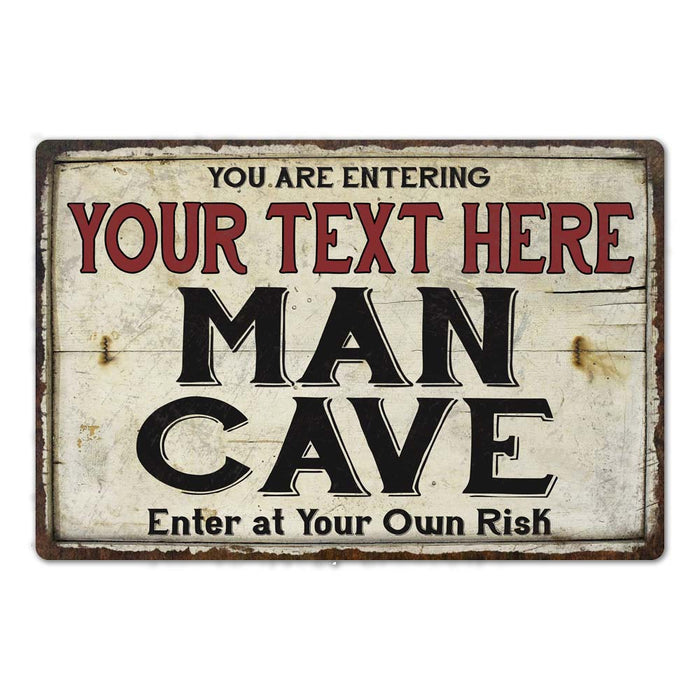 Personalized Man Cave Metal Sign 108120035001