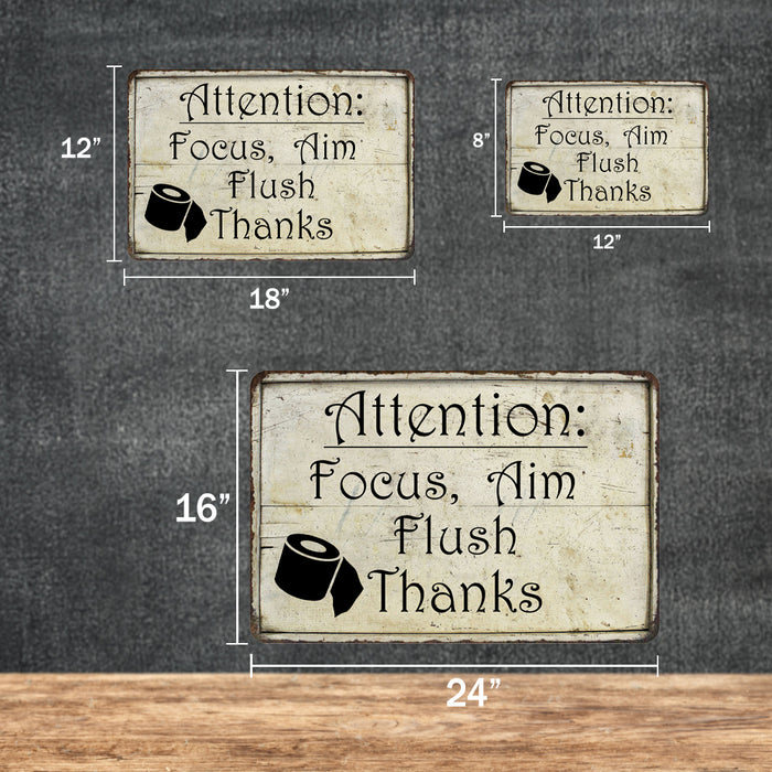 Attention: Focus, Aim Flush