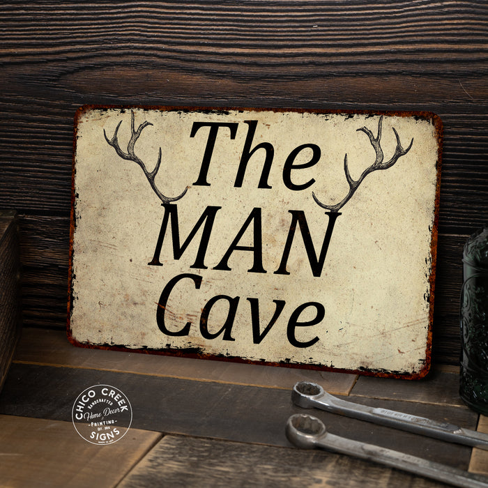 The Man Cave Man Cave Fishing Metal Sign 108120063002