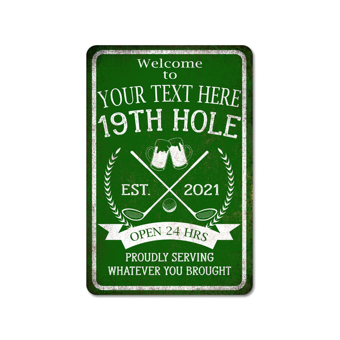 Personalized Backyard Bar and Grill Metal Sign Patio Decor Outdoor Bar Home Bar Custom Sign 108120073001