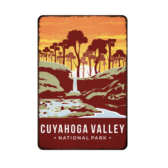 Cuyahoga Valley National Park Sign Rustic Looking Wall Decor Cabin Decorative Signs Ohio