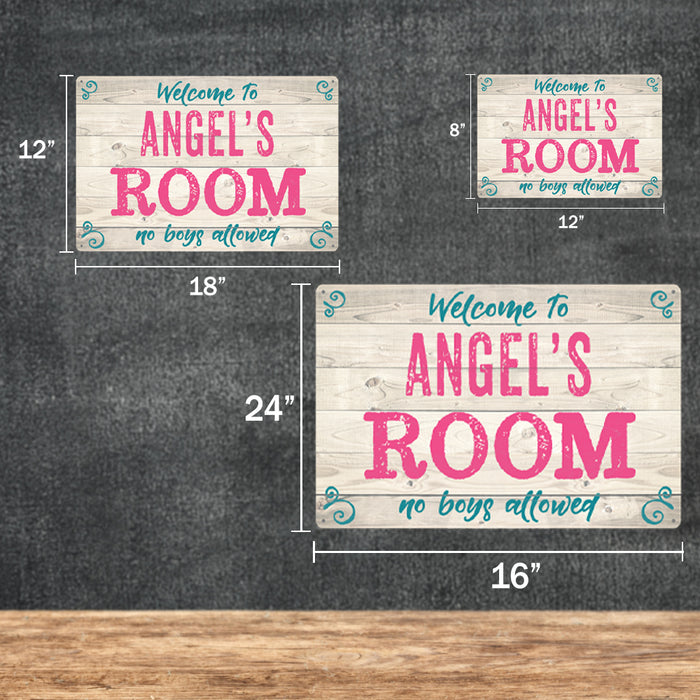 Personalized Girls Room Sign Bedroom Kids Childs Gift Metal 108120089001