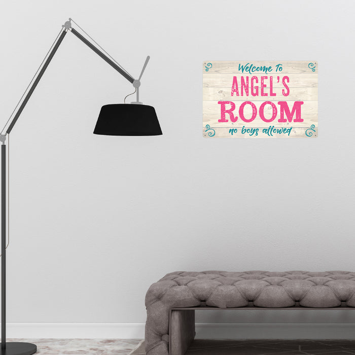 Personalized Girls Room Sign Bedroom Kids Childs Gift Metal 108120089001