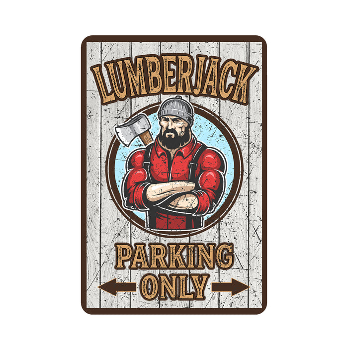 Pilots Only Parking Sign Logger Farm House Metal Parking Decor 108122001025