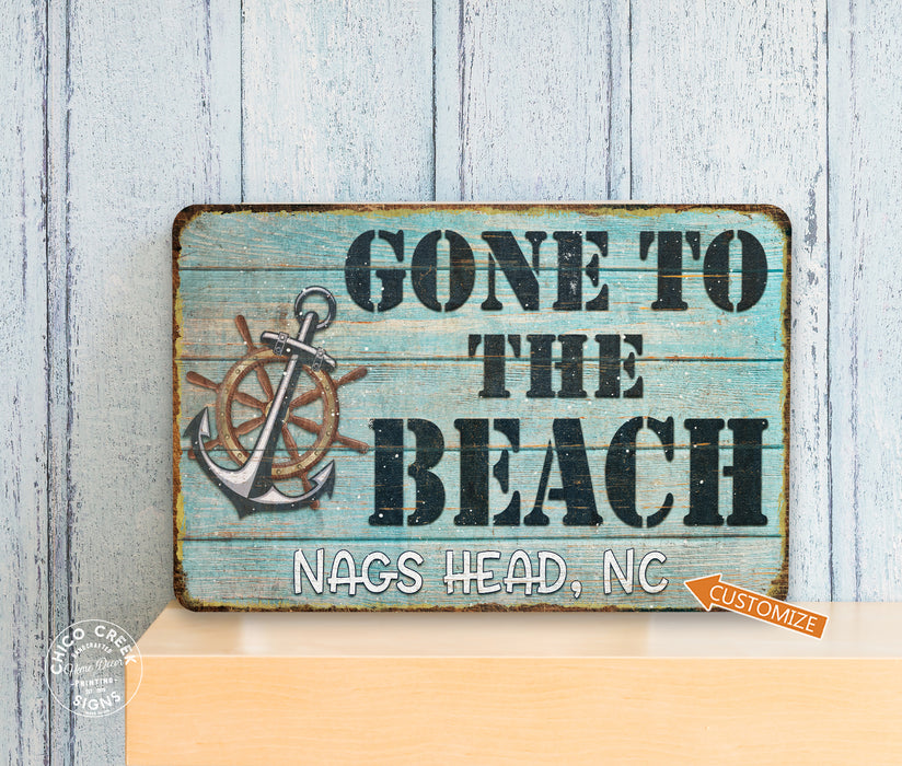 Personalized Welcome To The Beach Sign 108122002016