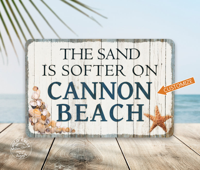 Personalized Sand Is Softer Beach Sign 108122002017