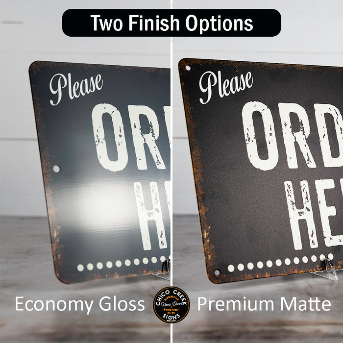 Lets Wander where Camping Outdoors Metal Sign Gift