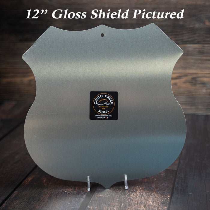 Personalized Proud Navy Family Shield Metal 12x12 Gift 211110017001